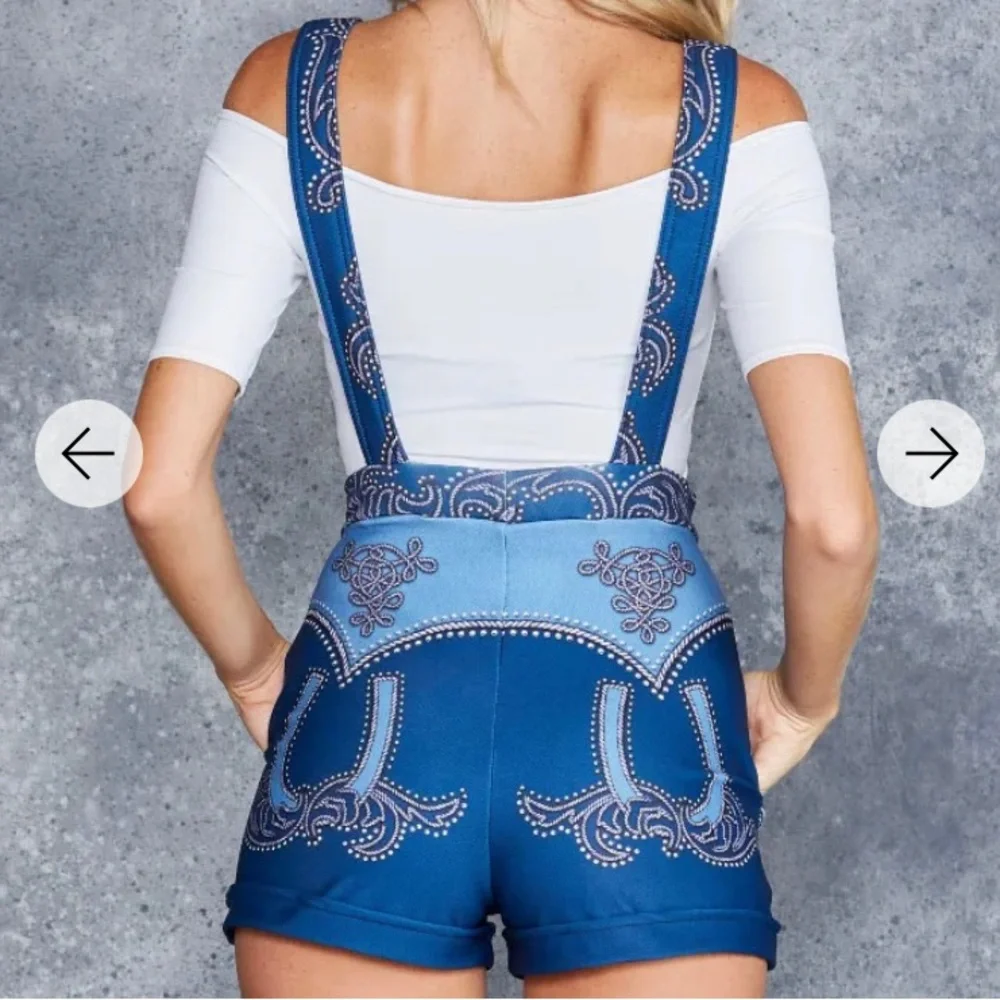 BlackMilk My First Rodeo Short Overalls - Picture 2 of 8